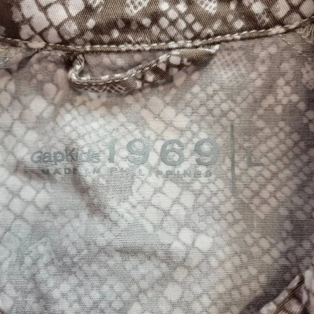 Gap Kids snake print jacket L10/12